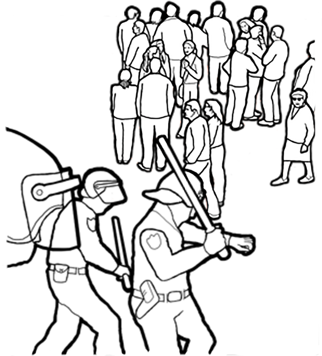  i passejaven l'ús de la força 